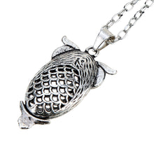 Jewelry Vintage Hollow Light Purple Eyes Owl Necklace Romacci Collar Chain Classic Animal Long Necklace  TIML66 TIML66