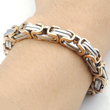 men bracelets gold chain link bracelet stainless steel width mm bracelet TIML66