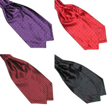 Polka Dot Men Long Silk Scarves/Cravat Ascot Ties Handkerchief Gentlemen TIML66