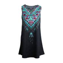 Vestidos Women Dress Casual Bohemian Dress Vestido De Renda Tank Beach Dress Print Sleeveless Chiffon Dresses TIML66 TIML66