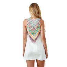 Vestidos Women Dress Casual Bohemian Dress Vestido De Renda Tank Beach Dress Print Sleeveless Chiffon Dresses TIML66 TIML66