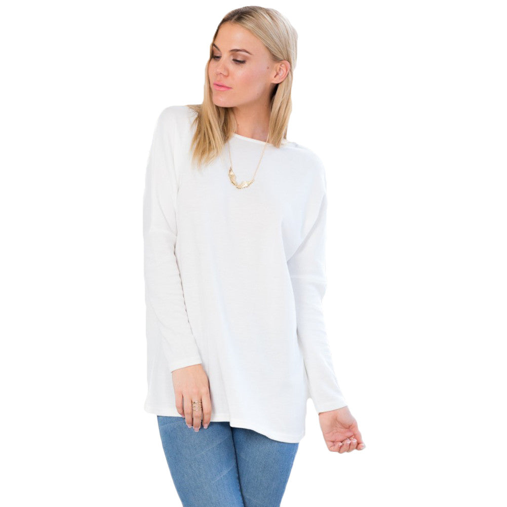 Women Tops Angel Wing Print Long T-Shirt Long Sleeve Casual T-shirt Women Sexy Tee Plus Size White TIML66 TIML66