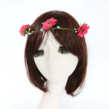 Fashion Women Girls Bridal Flower Crown Headband Wedding Prom Beach Floral Garland Hairband PE3 TIML66