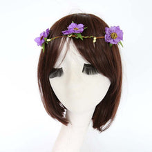 Fashion Women Girls Bridal Flower Crown Headband Wedding Prom Beach Floral Garland Hairband PE3 TIML66
