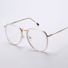 women men retro nerd glasses metal frame clear lens eyewear  spectacles eyeglasses TIML66
