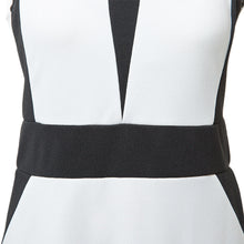 Women Mini Dress Color Block Spaghetti Straps Ruffle Frill Sleeveless Bodycon Sexy One-Piece Party Dress White TIML66 TIML66