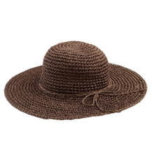 women straw hat wide brim woven design foldable sun beach hat coffee chapeu feminino TIML66