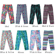 fitness women leggings high waist floral printing cropped yuga pants workout casual pants trousers women leggins TIML66