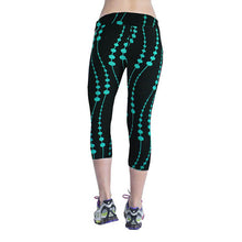 Fitness Women Leggings High Waist Floral Printing Cropped Yuga Pants Workout Casual Pants Trousers Women Leggins TIML66 TIML66