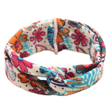 Floral Print Turban Headband, Baby Top Knot Headband, Girls Headwrap Head Band Hair Accessories Headwear Bandeau Bebe Fille LE3 TIML66