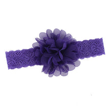 Girl Baby Ruffle Flower Lace Hairband Elastic Headband Baby BlackHair Band Headdress  TIML66