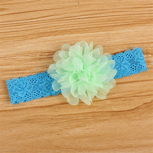 Girl Baby Ruffle Flower Lace Hairband Elastic Headband Baby BlackHair Band Headdress  TIML66
