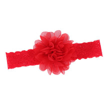 Girl Baby Ruffle Flower Lace Hairband Elastic Headband Baby BlackHair Band Headdress  TIML66