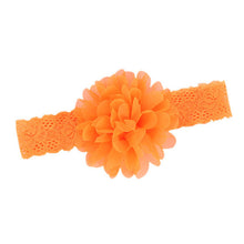 Girl Baby Ruffle Flower Lace Hairband Elastic Headband Baby BlackHair Band Headdress  TIML66