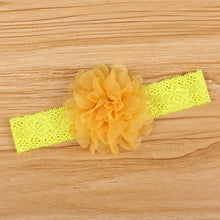 Girl Baby Ruffle Flower Lace Hairband Elastic Headband Baby BlackHair Band Headdress  TIML66