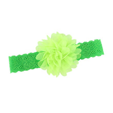 Girl Baby Ruffle Flower Lace Hairband Elastic Headband Baby BlackHair Band Headdress  TIML66