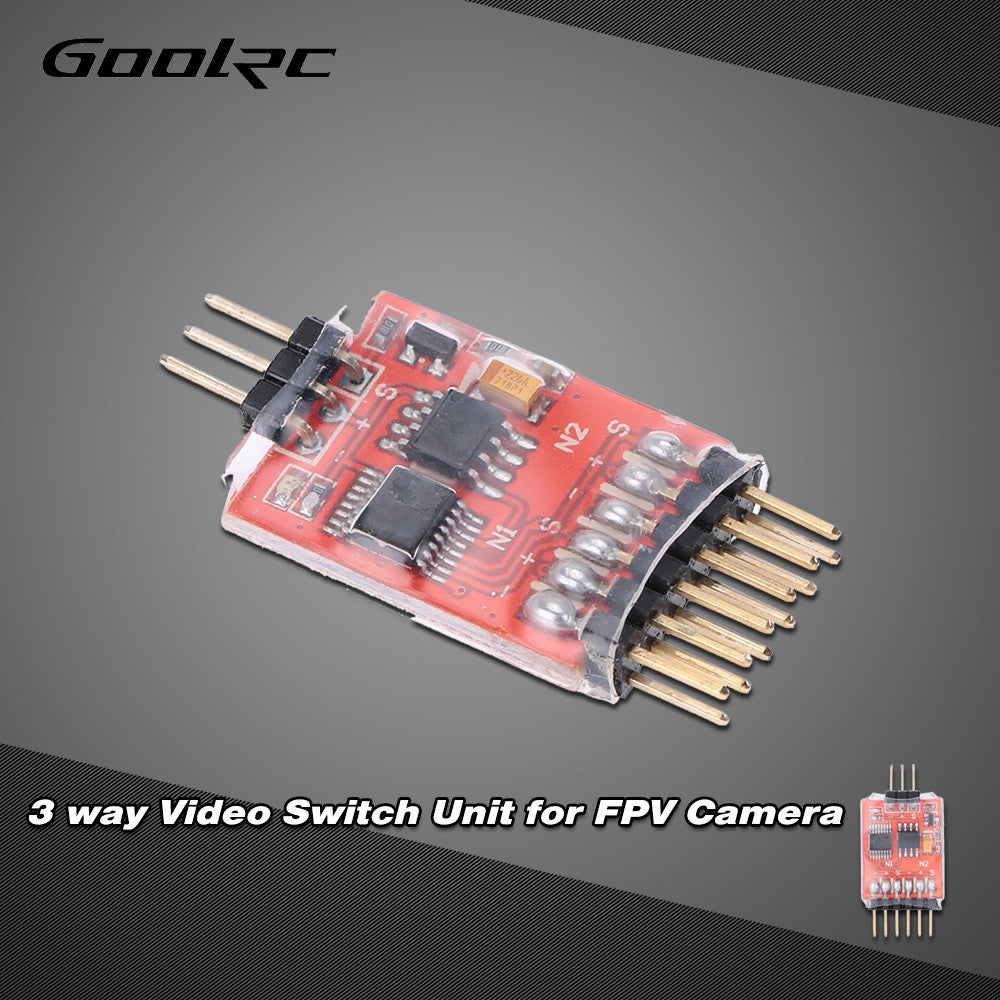 GoolRC Aerial Pography Spare Part 58G 3 Channel Video Switcher Module 3 way Video Switch Unit for FPV Camera TIML66 TIML66