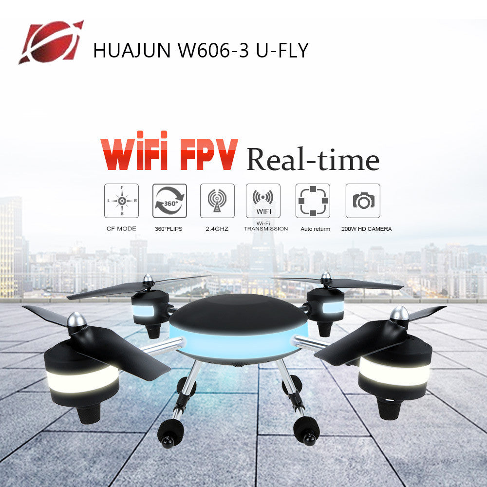 huajun w0 3 u fly wifi fpv rc quadcopter with 2 0mp 720p hd camera 3d flips cf mode one key to fly remote controll helicopter TIML66