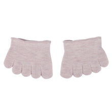 Half Foot Socks Finger Skid Peep Toe Anti Slip Pilates Ankle Durable High Heel Half Open Five Calcetines Socks TIML66