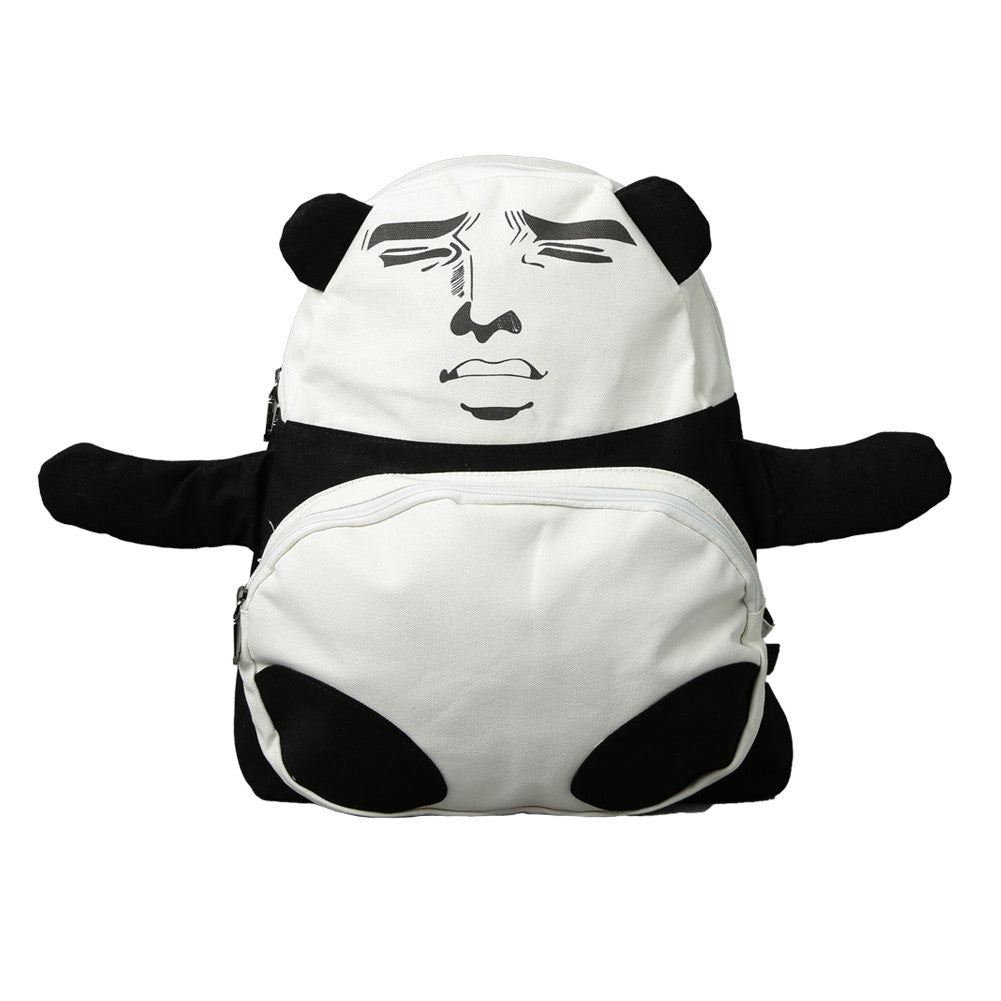 Harajuku 3D Canvas Backpack For School Girls Teenagers Cartoon Panda Large Capacity School Bag Travel Bag Mochilas Feminina  TIML66 TIML66