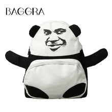 Harajuku 3D Canvas Backpack For School Girls Teenagers Cartoon Panda Large Capacity School Bag Travel Bag Mochilas Feminina  TIML66 TIML66