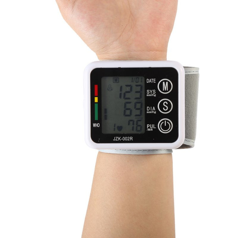 Health Care Digital Automatic Wrist Blood Pressure Monitor Meter Cuff Blood Pressure Measurement Health Sphygmomanometer TIML66