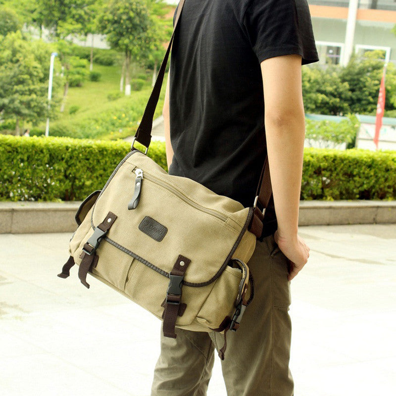 Men Messenger Bags Canvas Vintage Shoulder Crossbody Bag School Student Bag s Casual bag TIML66 TIML66
