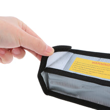 rc part glass fiber rc lipo battery safety bag safe guard charge sack 12 5  4 5cm for rc li po battery TIML66
