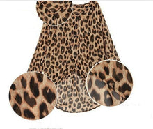 high street fshion women ladies chiffon blouse leopard printed long sleeve high low hem loose tops camisas femininas TIML66