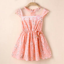 1~5 years baby kids girls lace floral tunic princess dress one piece party dresses TIML66