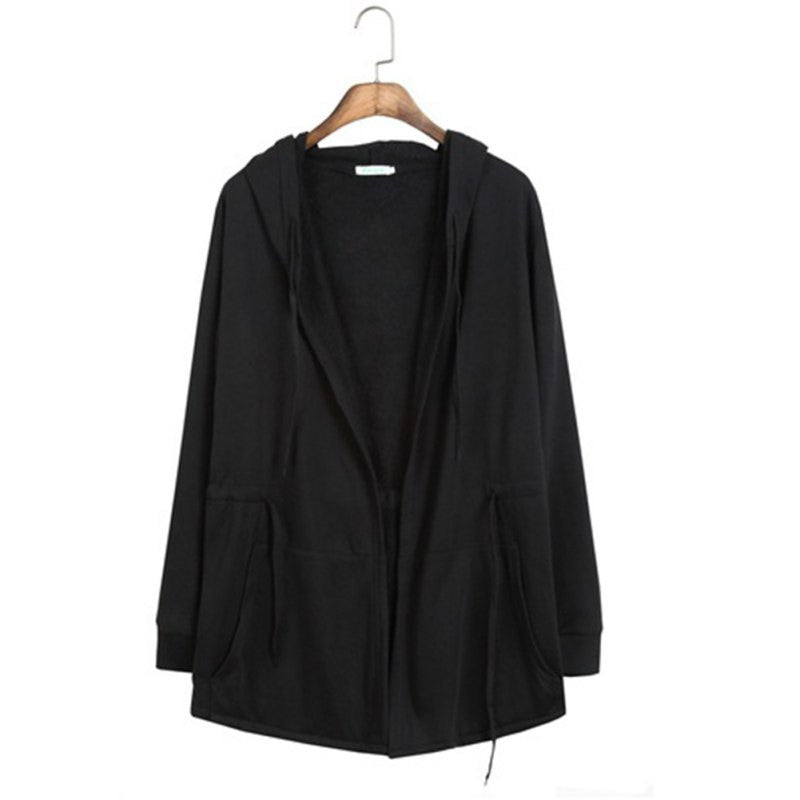 plus size black mens cloak hooded male streetwear sweatshirts hip hop full sleeves clothing hoodies m 5xl TIML66