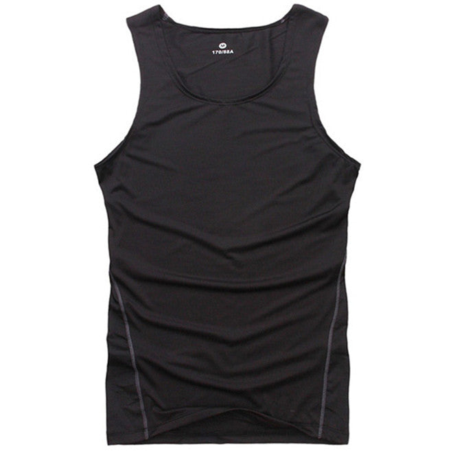 7 Colors Men S Bodybuilding Vest Tank Top Jersey Quick-dry Tights Tops Undershirt TIML66