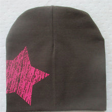 Baby Kids Girls Boy Soft Warm Cotton Hats Beanie Toddler Cute Stars Printed Hat Cap TIML66
