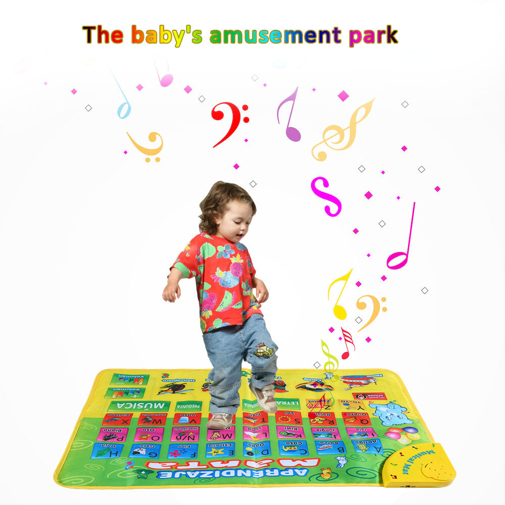 Colorful Baby Toys Play Mats Spanish Musical Mat Alphabet Music Carpet Blanket Children Learning Educational Toy 74 * 49 CM TIML66 TIML66