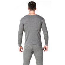 Men 2pcs Set Cotton Thermal Underwear Long Johns Tops Bottoms Pajama Sets 3 Colors P1 TIML66