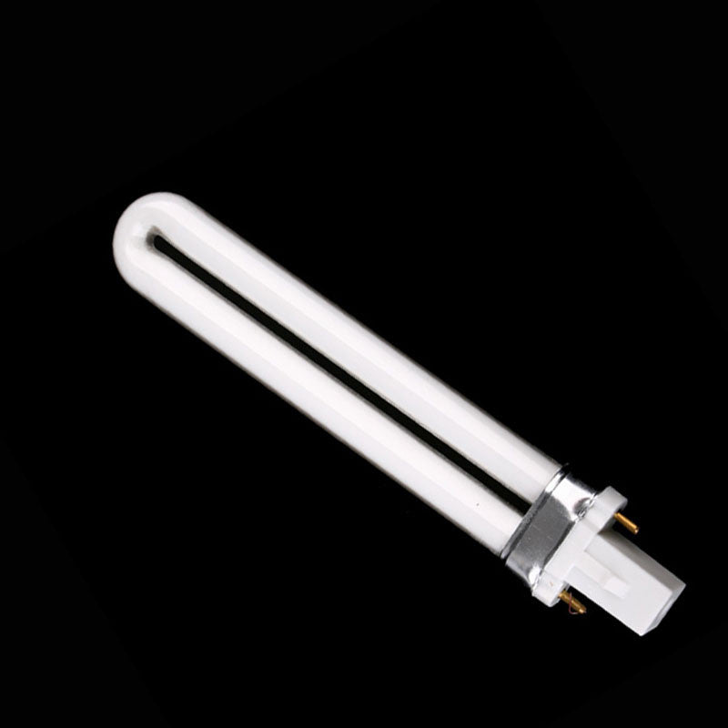 Nail Art Dryer Replacement Light 9W UV Lamp Tube Light Bulbs Nail Art UV Gel Light U-shape Curing Nail Art Dryer TIML66 TIML66