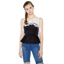 blusas sexy women lace crochet-shirtss sleeveless casual women blouses and tops plus size xxl TIML66