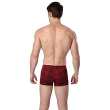 comfortable men boxer shorts plaid tartan elastic waist cotton trunks men underwear boxers panties underpants plus size TIML66