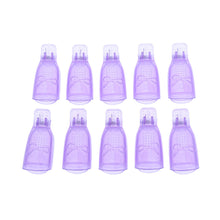 gel nail removercap 10pcsuv gel soak off removers device nail polish remove fingerclip caps 3colors TIML66