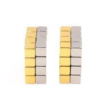 Magnetic Cube 5 mm 64 Pieces Neodymium Magnets Magnetic Cube Squares Magic Puzzle Educational Toy DIY Golden Silver TIML66 TIML66