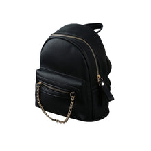 PU Leather Backpack Women Backbag Chain Zipper Pocket Large Capacity Casual Bag Light GreyBlackPink TIML66 TIML66
