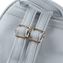 PU Leather Backpack Women Backbag Chain Zipper Pocket Large Capacity Casual Bag Light GreyBlackPink TIML66 TIML66