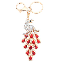 Peafowl Pendant Key Ring Colorful Rhinestone Keychain Couple Key Chain Price TIML66 TIML66