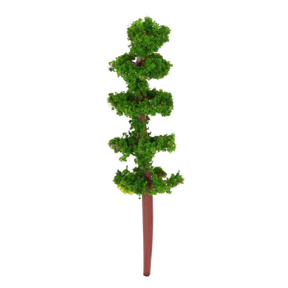 Trees Model 100Pcs Plastic Model Trees Architectural Model for Railroad Layout Garden Landscape Diorama Miniatures TIML66 TIML66