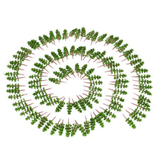 Trees Model 100Pcs Plastic Model Trees Architectural Model for Railroad Layout Garden Landscape Diorama Miniatures TIML66 TIML66
