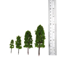 trees model for train layout green pagodo tree model garden scenery landscape diorama miniatures model toys 20pcs TIML66