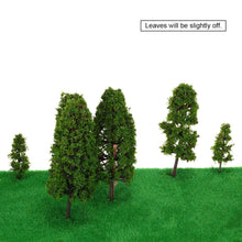 trees model for train layout green pagodo tree model garden scenery landscape diorama miniatures model toys 20pcs TIML66