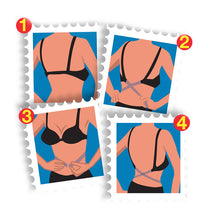 3Pcs Woman Low Back Backless Bra Strap Extender Adapter Crossed Belt for Party Evening Dress TIML66 TIML66