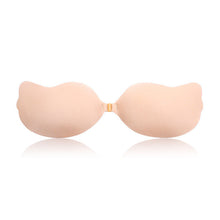 Sexy Women Push Up Self-Adhesive Silicone Bra Bust Front Closure Strapless Invisible Bras Freehipping  TIML66