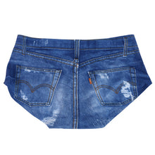 Sexy Underwear Panties Brief Bikini Knickers Lingerie 3D Print Jean Shorts For Ladies TIML66